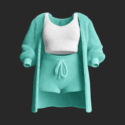 LuxCozy Knit Lounge Set