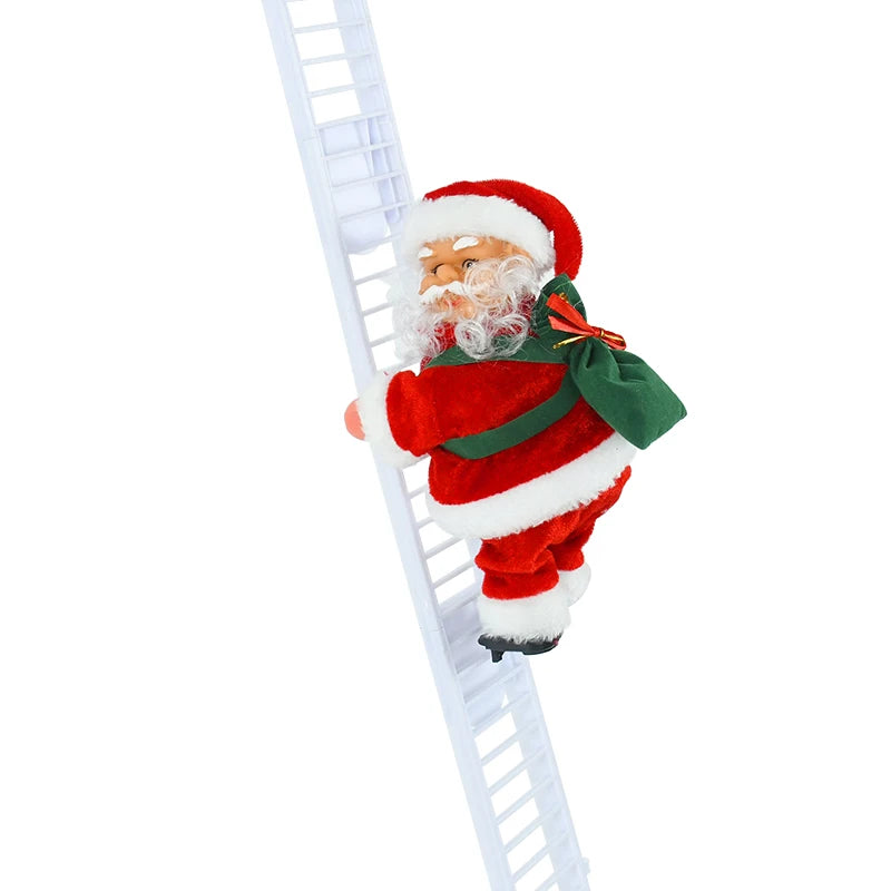 Electric Santa Climbing Ladder