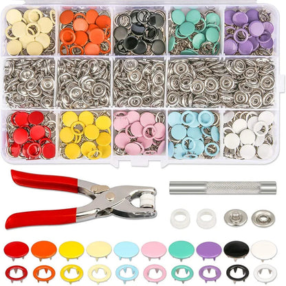 Metal Buttons Solid Plier Tool (100 set)