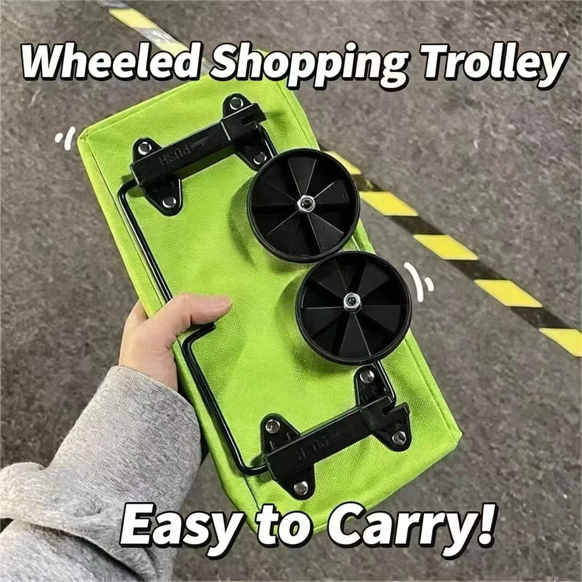 Foldable Rolling Shopping Bag