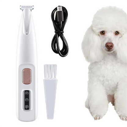 Precision Pet Trimmer – Safe Grooming for Paws, Eyes & Tail with LED Light