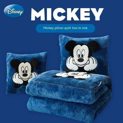 StitchySnuggle: Disney Stitch Two-in-One Storche Pillow Blanket
