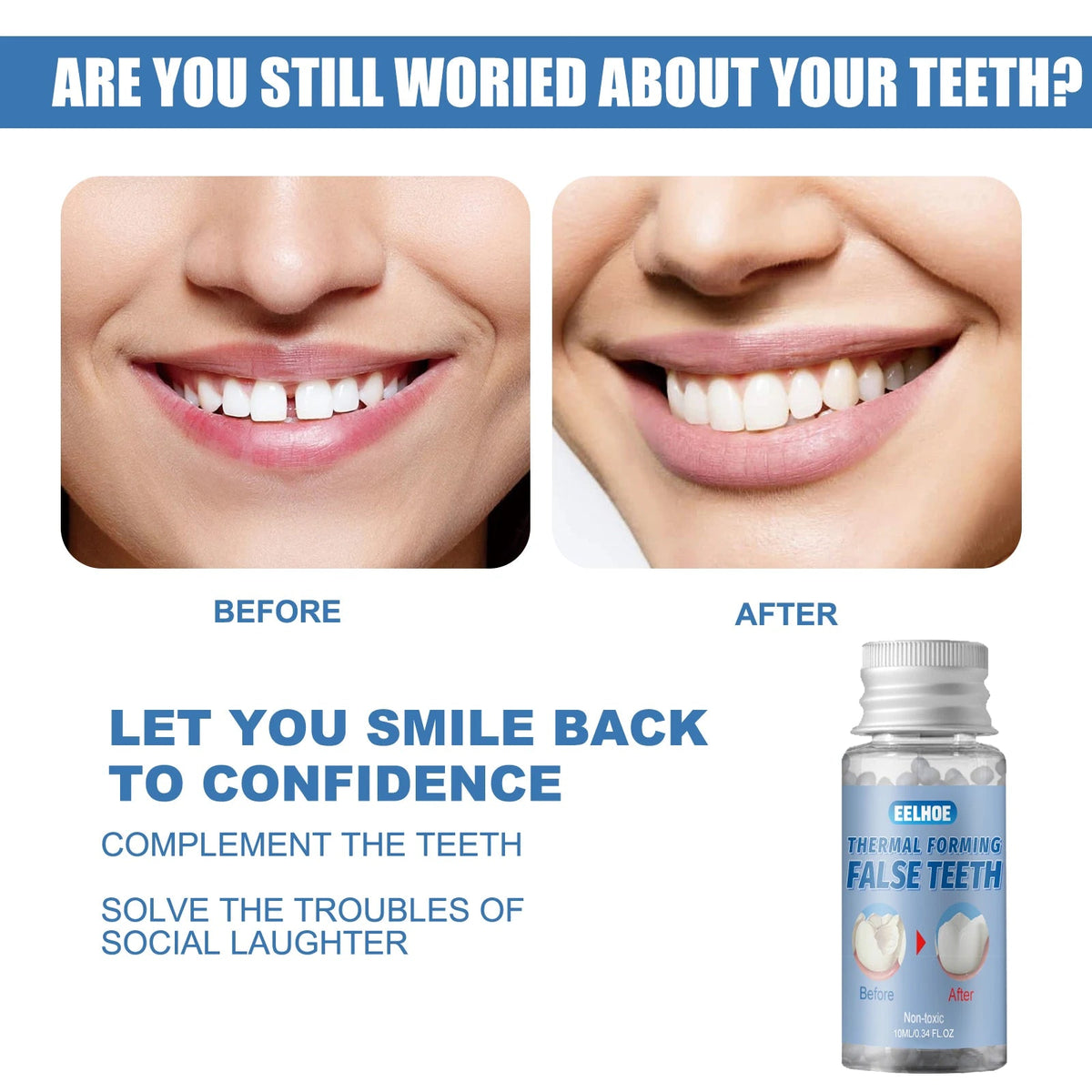 Temporary Teeth Repair kit