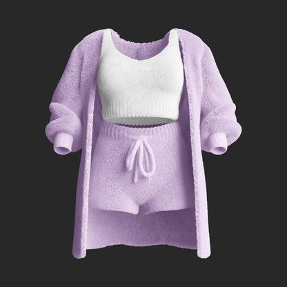 LuxCozy Knit Lounge Set