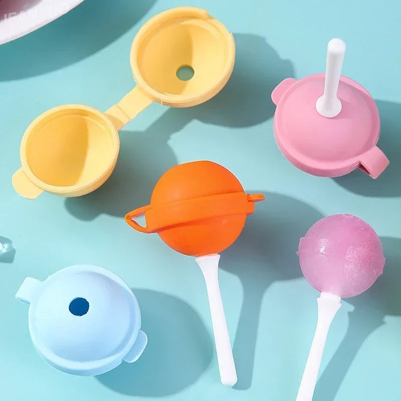 Silicone Lollipop Ice Cream Maker (4 PCS)
