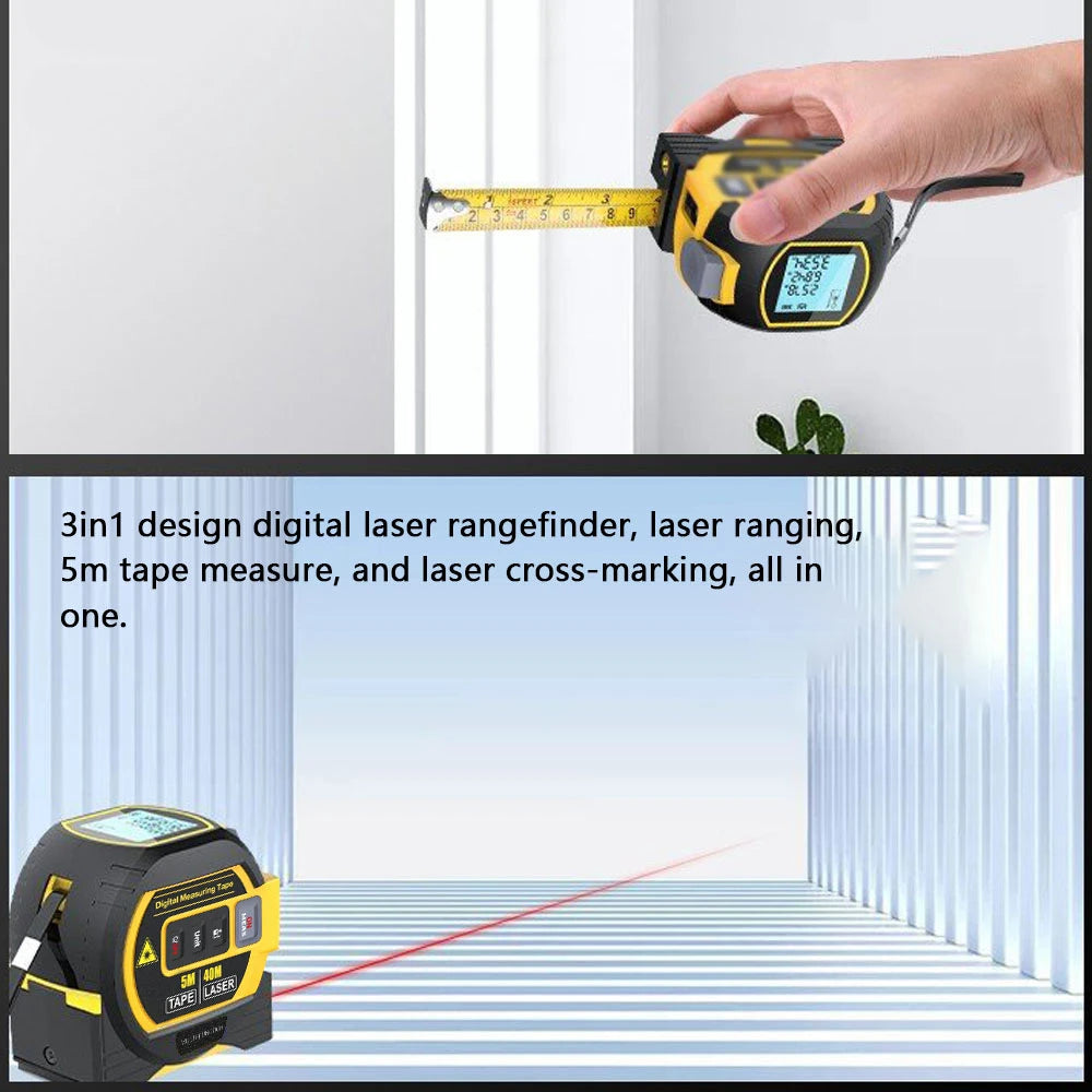 Digital and Laser Measurement Tape
