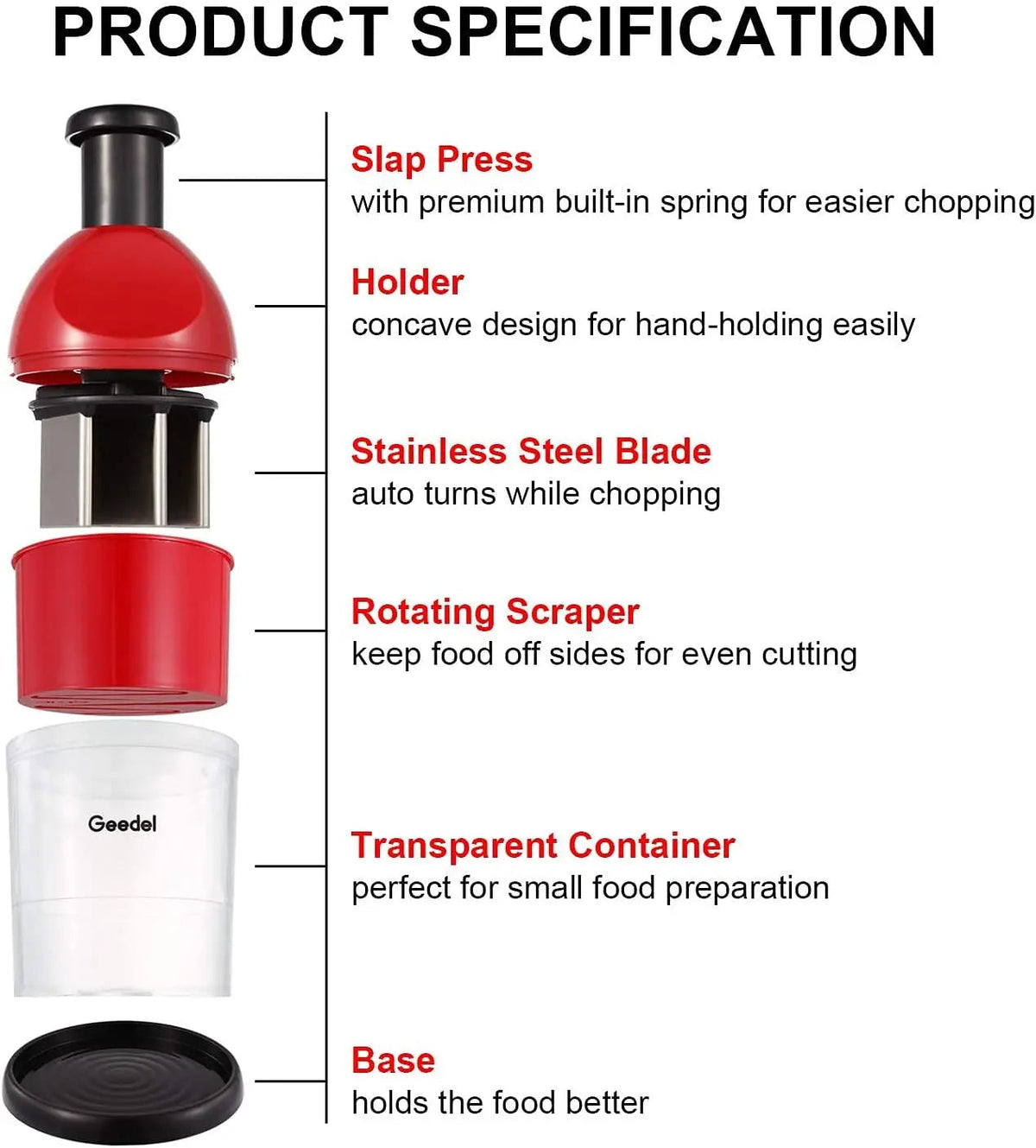 Easy Clean Veg Chopper