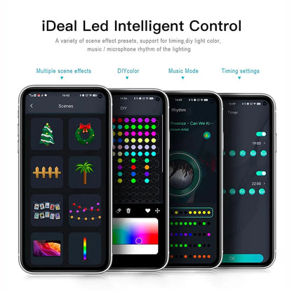 Smart RGB Led Christmas Lights (10 Meter)