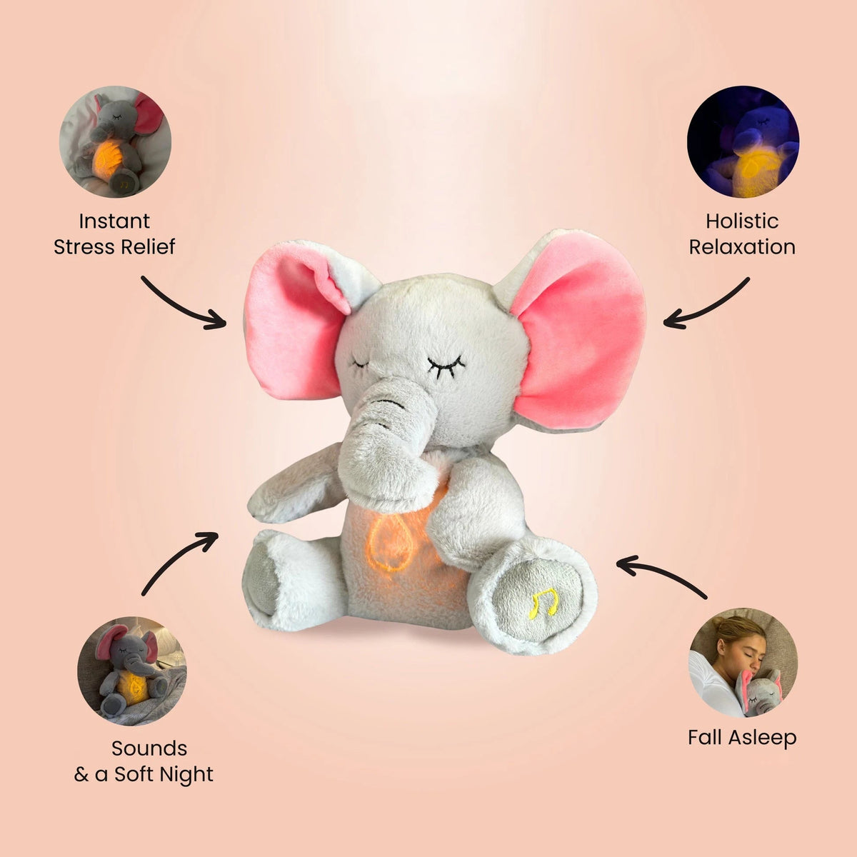 Soothing Breathing Plush Companion