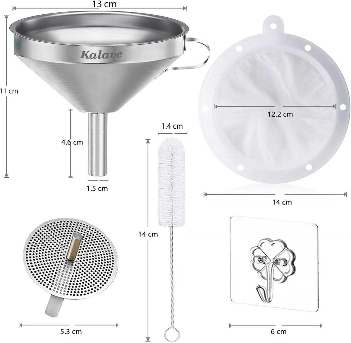 Premium Stainless Steel Funnel
