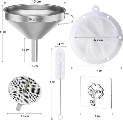 Premium Stainless Steel Funnel