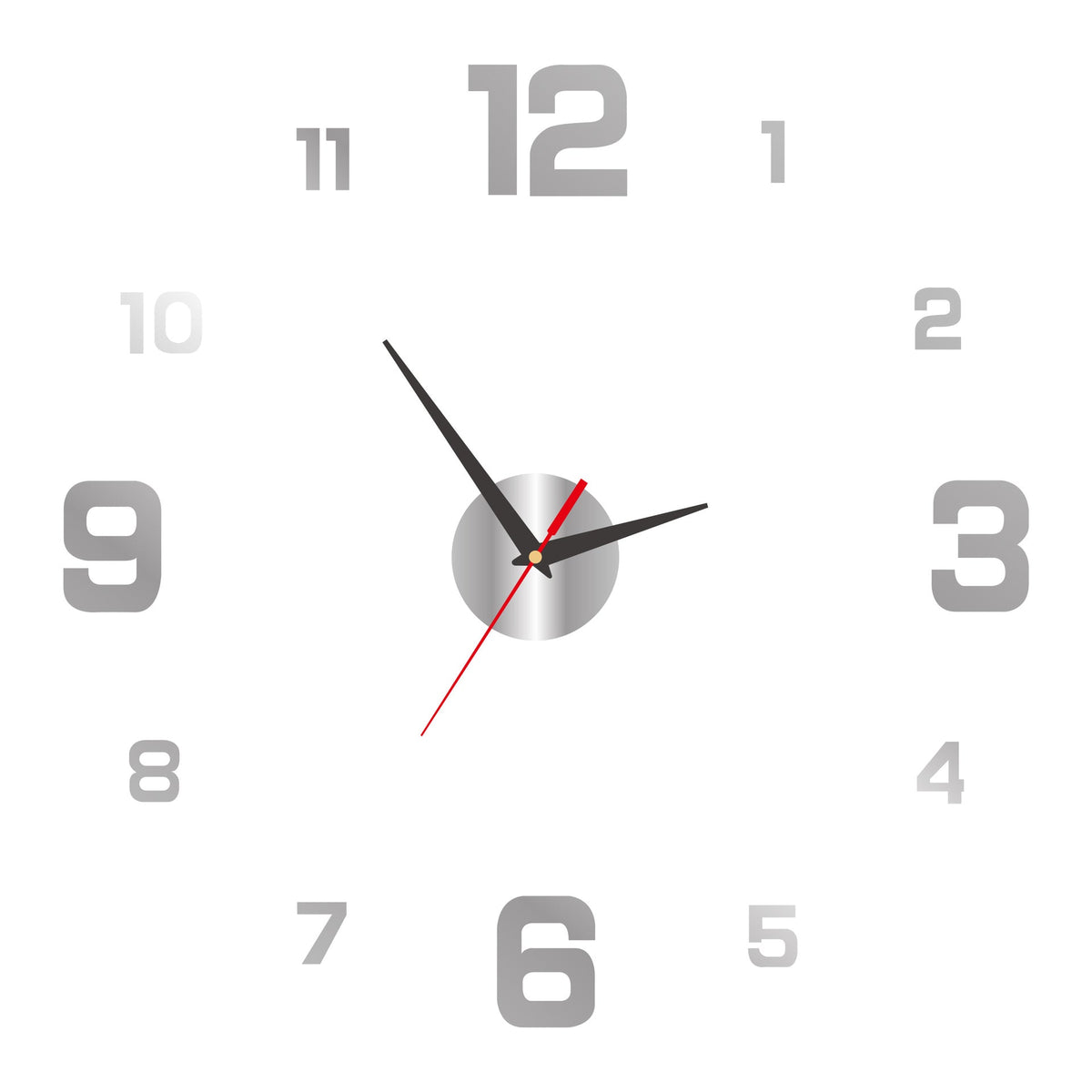 2026 HOT SALE3D DIY Luminous Acrylic Wall Clock Set