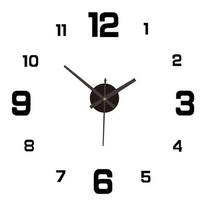 2026 HOT SALE3D DIY Luminous Acrylic Wall Clock Set