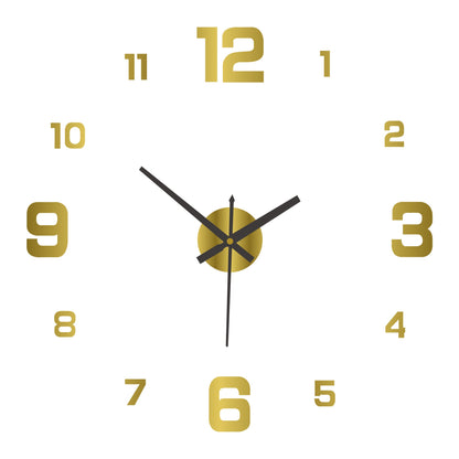 2026 HOT SALE3D DIY Luminous Acrylic Wall Clock Set