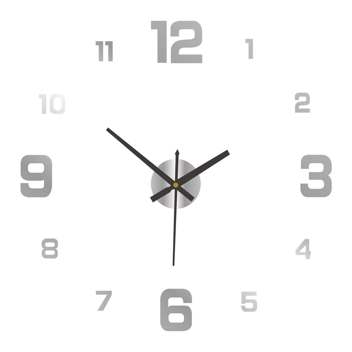 2026 HOT SALE3D DIY Luminous Acrylic Wall Clock Set
