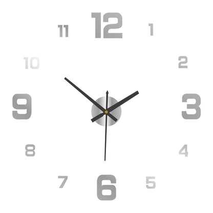 2026 HOT SALE3D DIY Luminous Acrylic Wall Clock Set