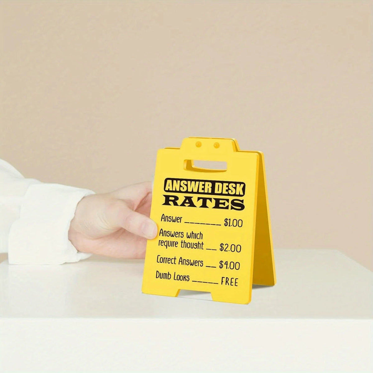 Funny Answer Desk Rates Office Cubicle Decor