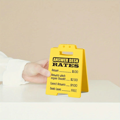 Funny Answer Desk Rates Office Cubicle Decor