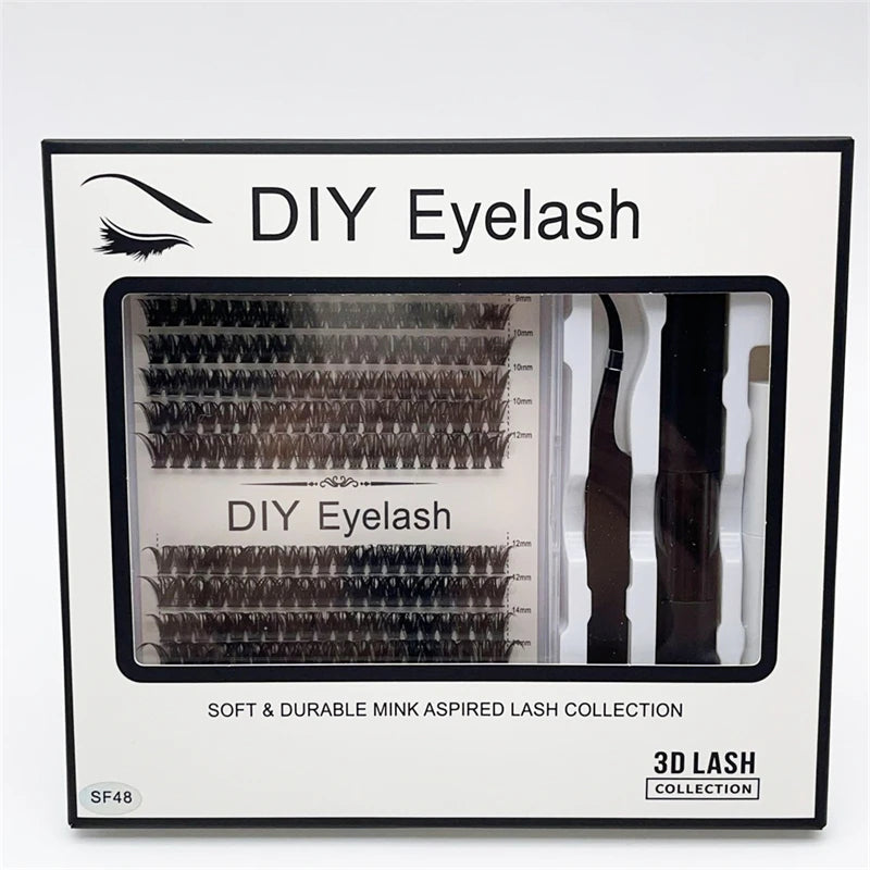 DIY Cluster False Eyelashes Kit