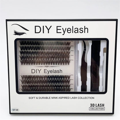 DIY Cluster False Eyelashes Kit
