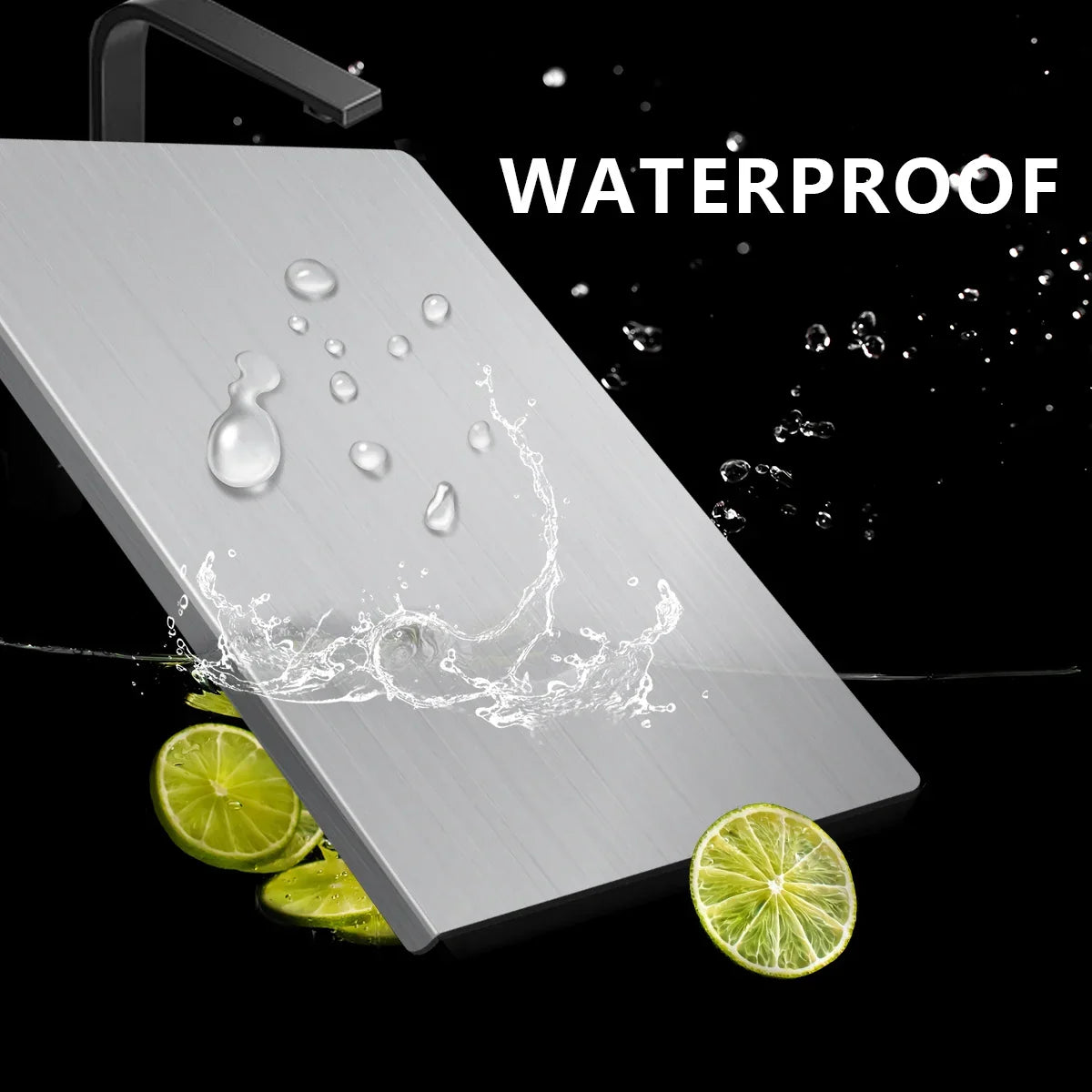 Stainless Steel Non-slip Kitchen Chopping Board