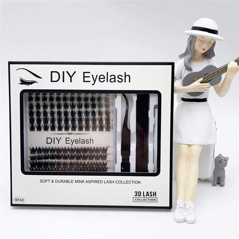 DIY Cluster False Eyelashes Kit