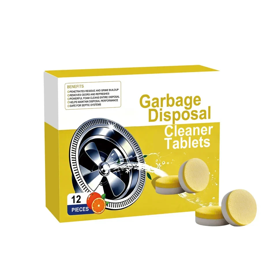 Lemon-Scented Garbage Disposal Cleaning Tablets