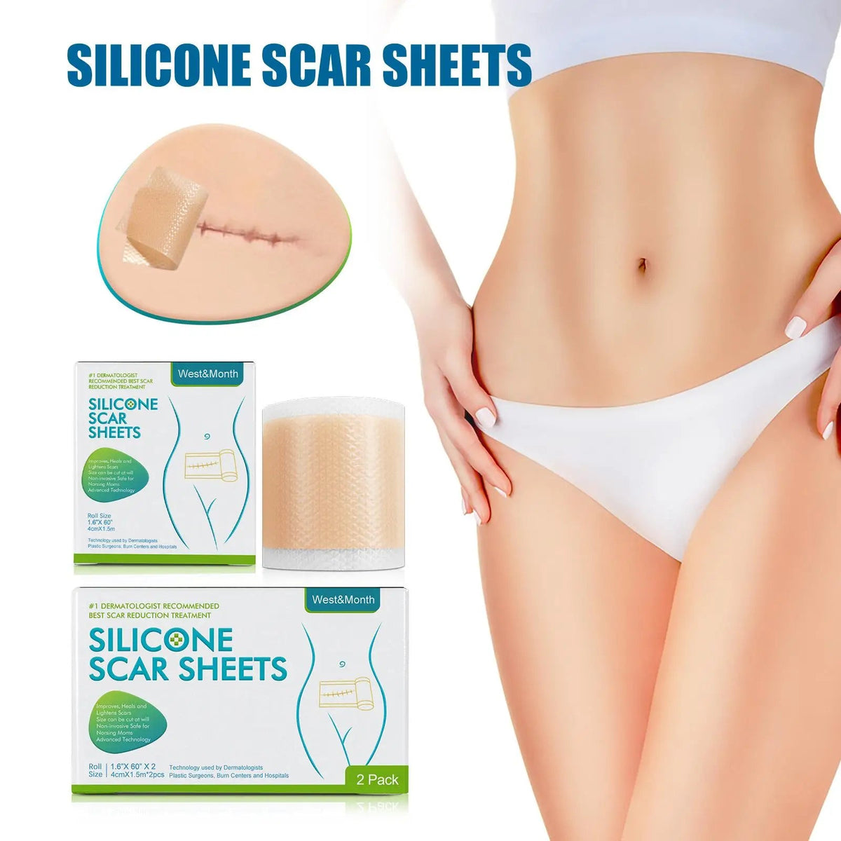Silicon Scar Tape