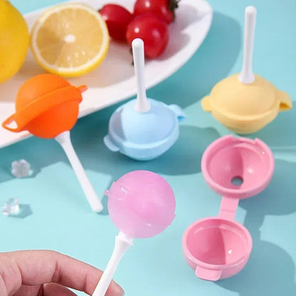 Silicone Lollipop Ice Cream Maker (4 PCS)