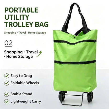Foldable Rolling Shopping Bag