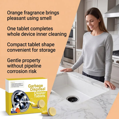 Lemon-Scented Garbage Disposal Cleaning Tablets