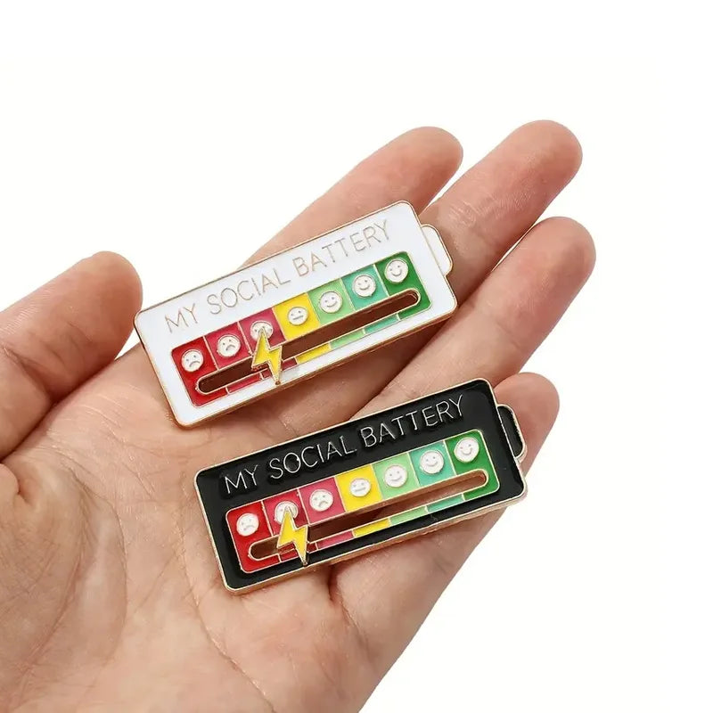 Social Battery Pin