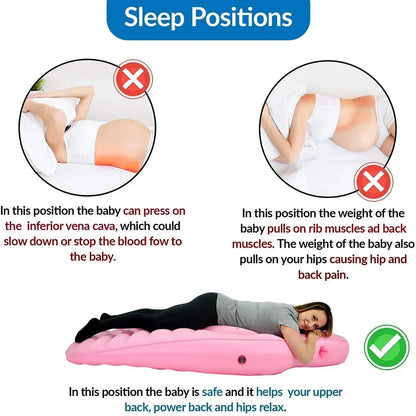 Inflatable for Pregnant Women with Relief Opening
