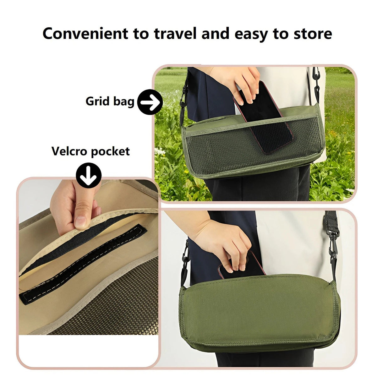 Foldable Travel Stool Bag