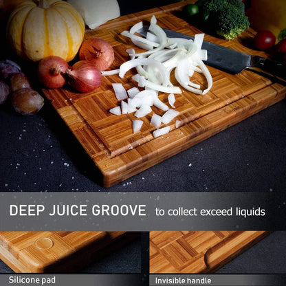 Bamboo Cutting Boards, (Set of 3)