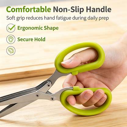 Onion Scissors Multi‑Layer Ergonomic Plastic Shredded Paper Scissors Kitchen Tools