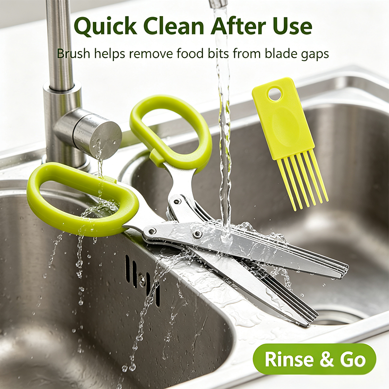 Onion Scissors Multi‑Layer Ergonomic Plastic Shredded Paper Scissors Kitchen Tools