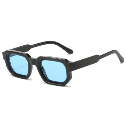 6 - Pack Vintage Rectangle Frame Sunglasses for Men & Women with UV400 Protection