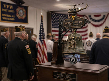 Last Day Promo: 50% OFF - Veteran Tribute Wall Bell