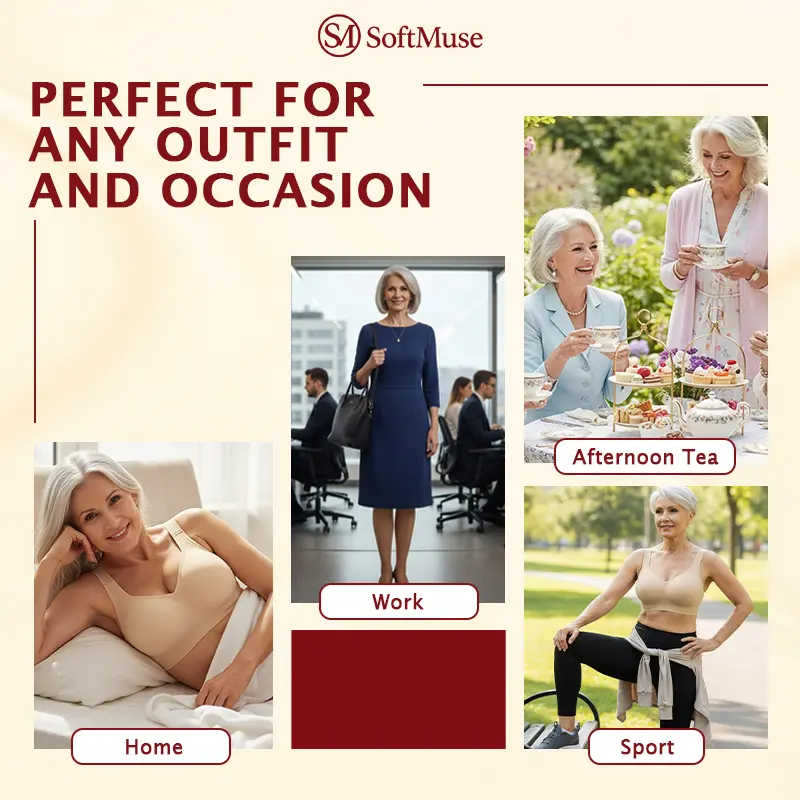 SoftMuse - Wirefree Firming Support Bra