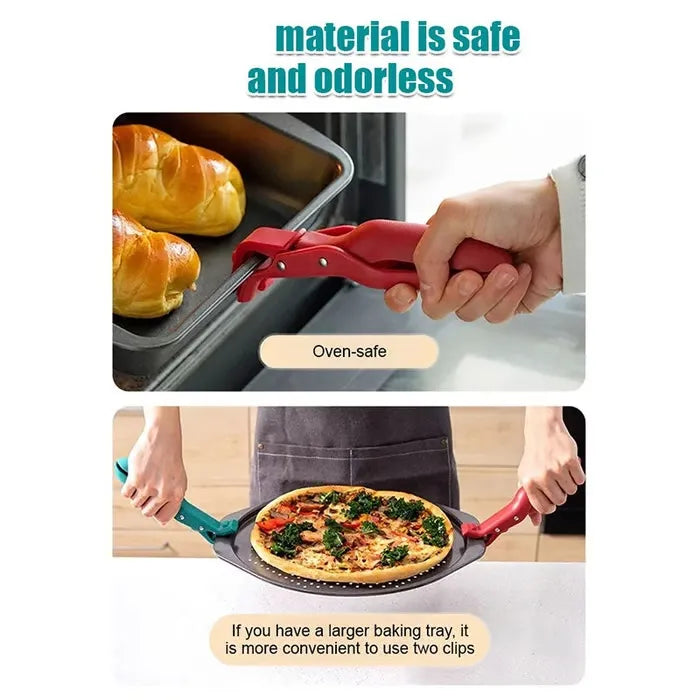 Multi-Purpose Anti-Scald Bowl Holder Clip for Kitchen