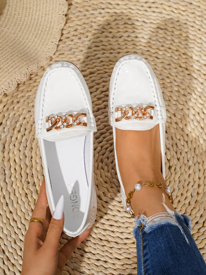 Women's Rubber Loafers – Slip-On, Lightweight