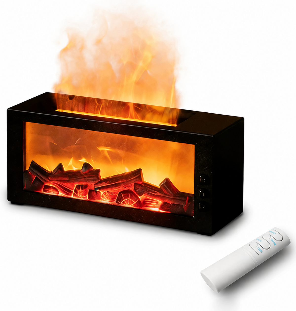 Dance with Flames. Sleep in Serenity— Fireplace Flame Humidifier
