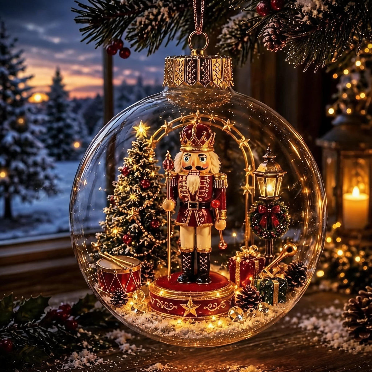 HOT SALE 50% OFF - Glowing Christmas Diorama Ornament