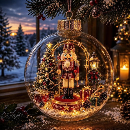 Buy 1 Get 1 FreeGlowing Christmas Diorama Ornament – A Tiny Winter World in the Palm of Your Hand