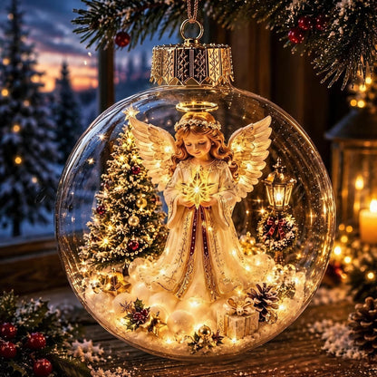 Buy 1 Get 1 FreeGlowing Christmas Diorama Ornament – A Tiny Winter World in the Palm of Your Hand