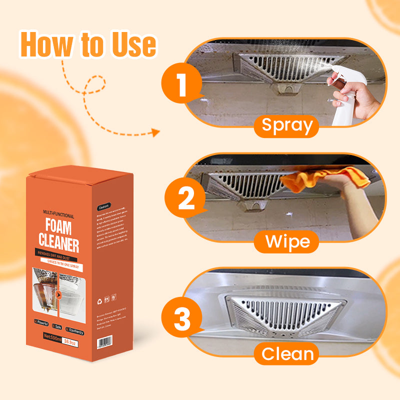 2026 New Arrivals: 50% Off for a Limited Time!Multi-Functional Foam Cleaner