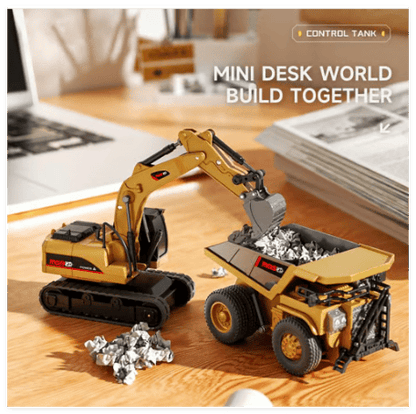 1:64 Premium Alloy Mini RC Construction Set