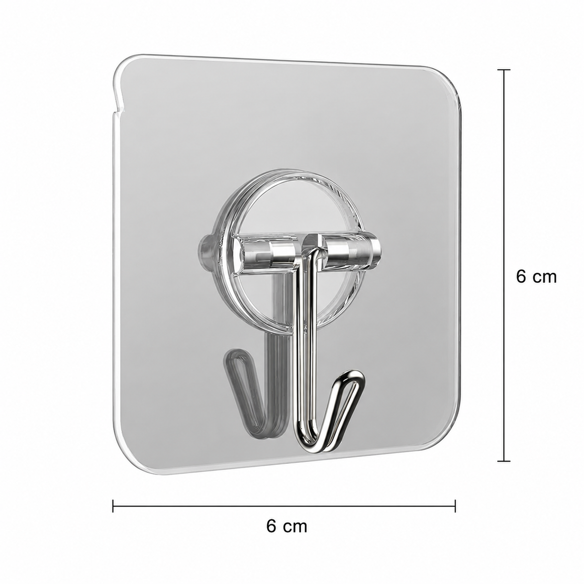 Limited-Time Deal — No-Drill Transparent Wall Hook