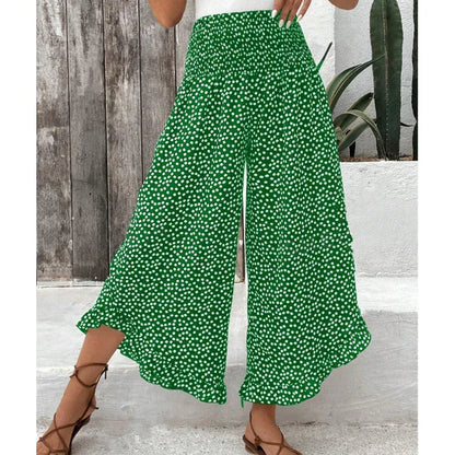 Women's Flowy High Waist Wide-Leg Pants – Slimming, Comfy & Chic
